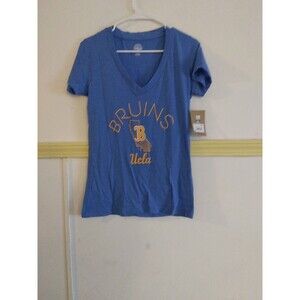 UCLA Bruins Rivalry Threads Blue Logo T-Shirt Women's Size Small Lightweight